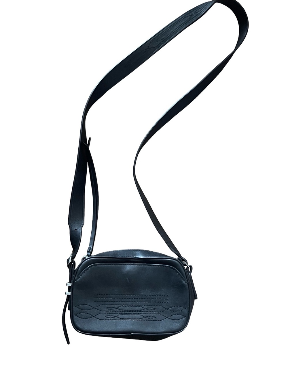 AllSaints Cooper Small Leather Camera Crossbody